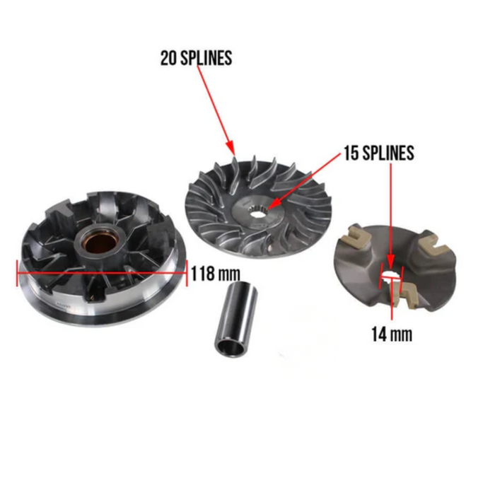 Variator - Dr. Pulley Zuma 125