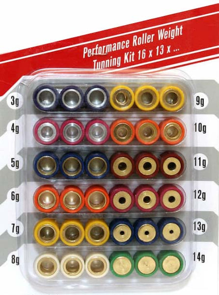 Variator Rollers 16 x 13 Tuning Kit (3G to 14G)