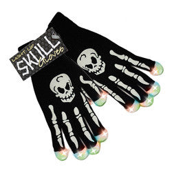 LED "Skeleton" Knit Gloves